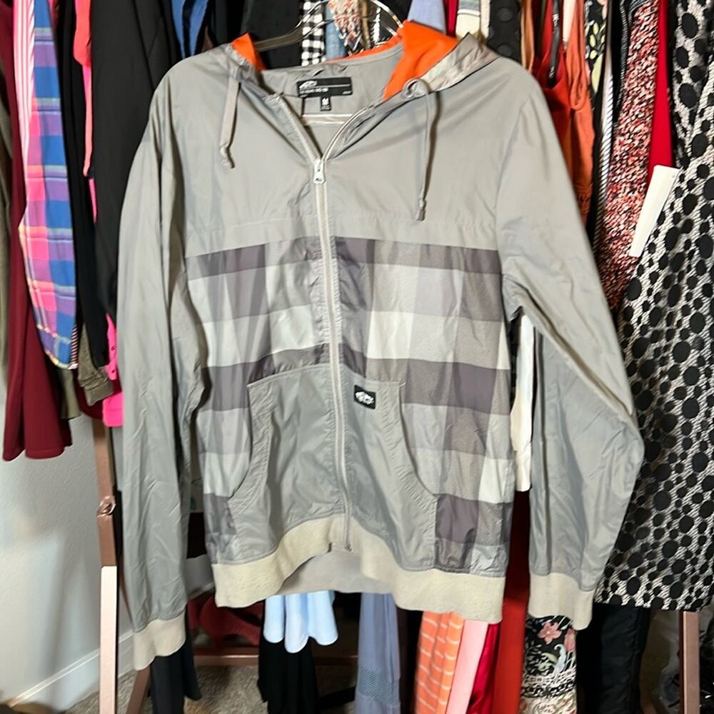 Vans off the wall medium grey windbreaker